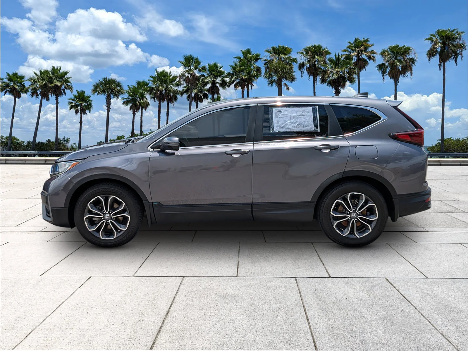 Certified Used 2021 Modern Steel Metallic Honda EX image 4