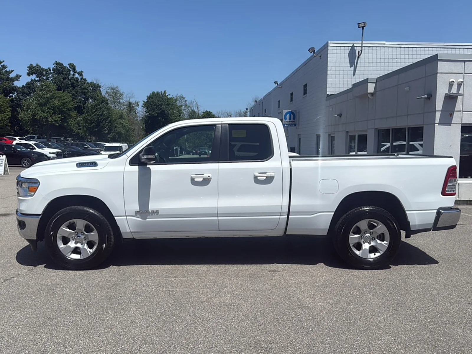 Used 2022 Bright White Clearcoat Ram Big Horn Quad Cab 4x4 6