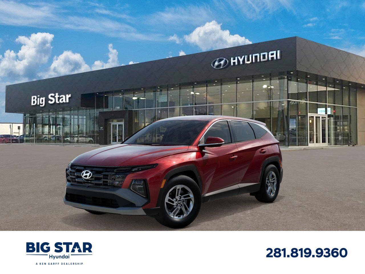 New 2026 Ultimate Red Hyundai SE FWD image 1