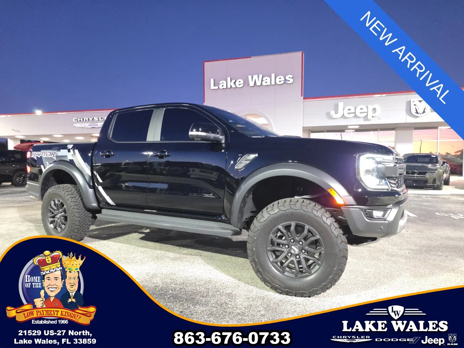Used 2025 Black Ford Raptor image 1
