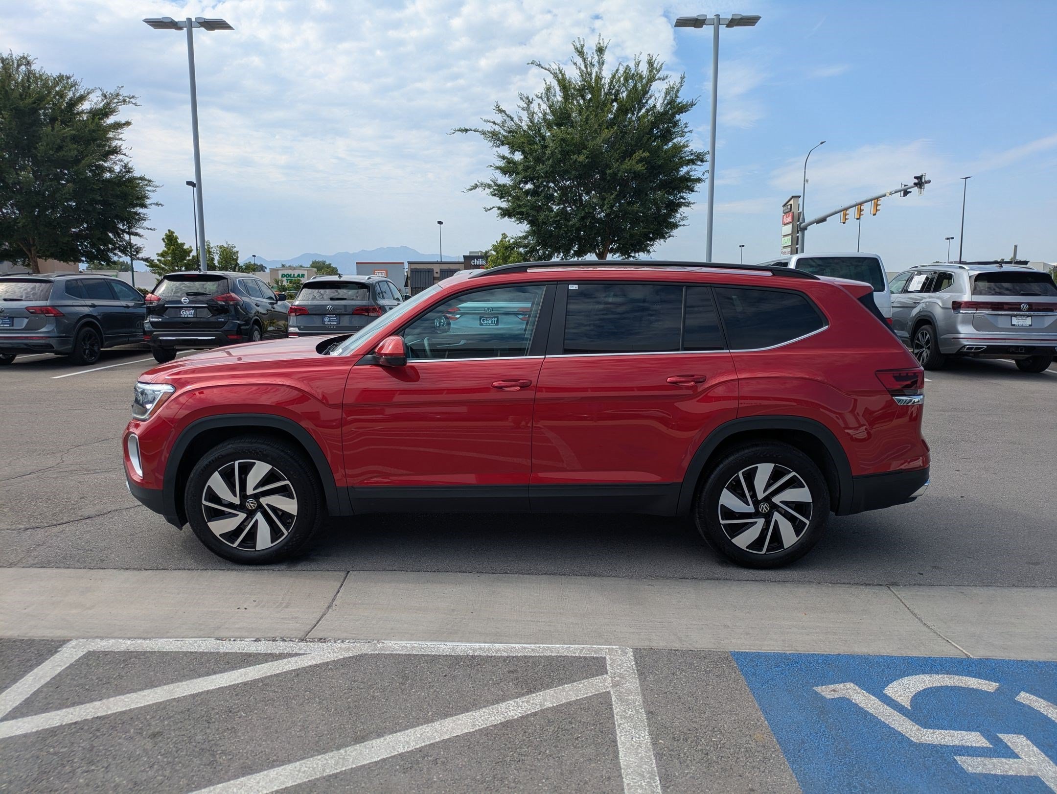 Certified Used 2025 Aurora Red Metallic Volkswagen 2.0T SE w/Technology image 8
