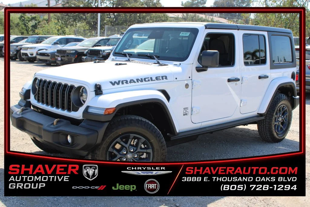 New 2026 Bright White Clear-Coat Exterior Paint Jeep 85th Anniversary Edition image 1
