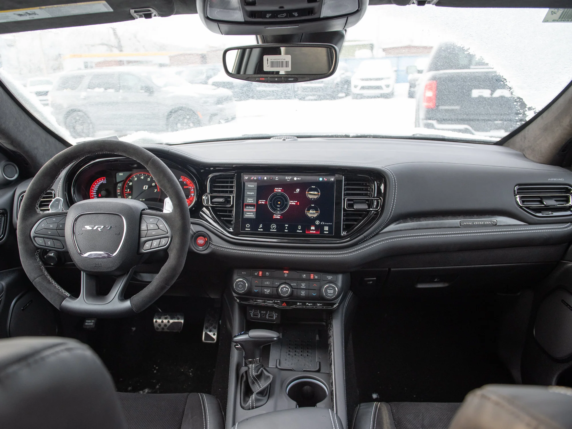 New 2026 White Dodge SRT Hellcat Jailbreak* AWD, 710 HP, Brembos, Suede Headliner image 12