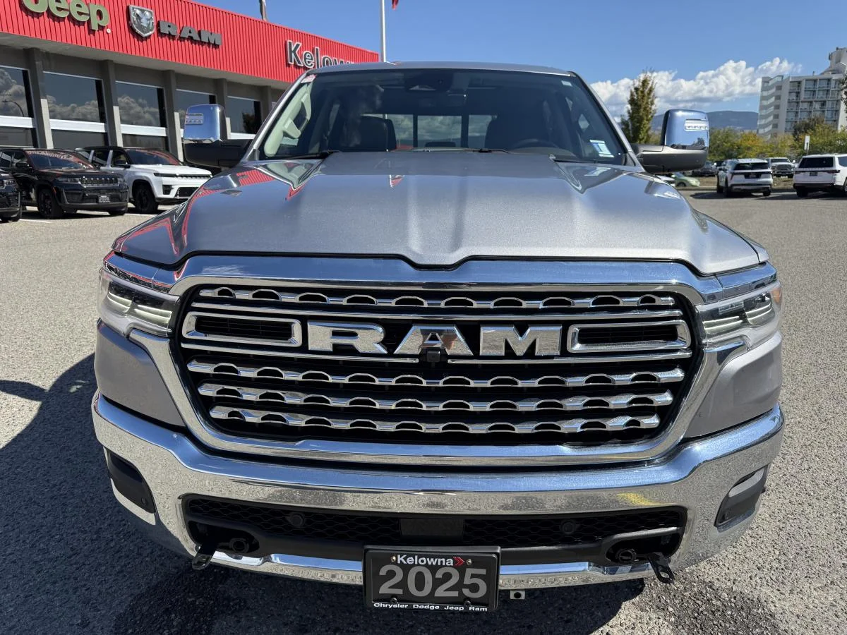 Used 2025 Silver RAM Limited Longhorn 4x4 Crew Cab 5