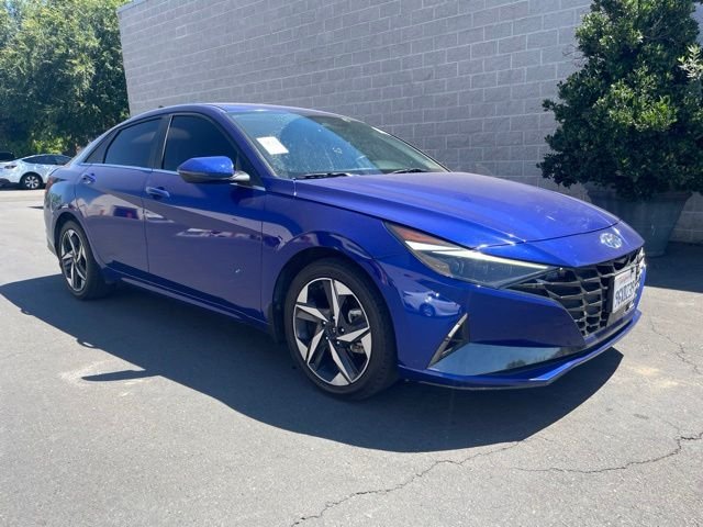 Used 2023 Blue Hyundai Limited image 1