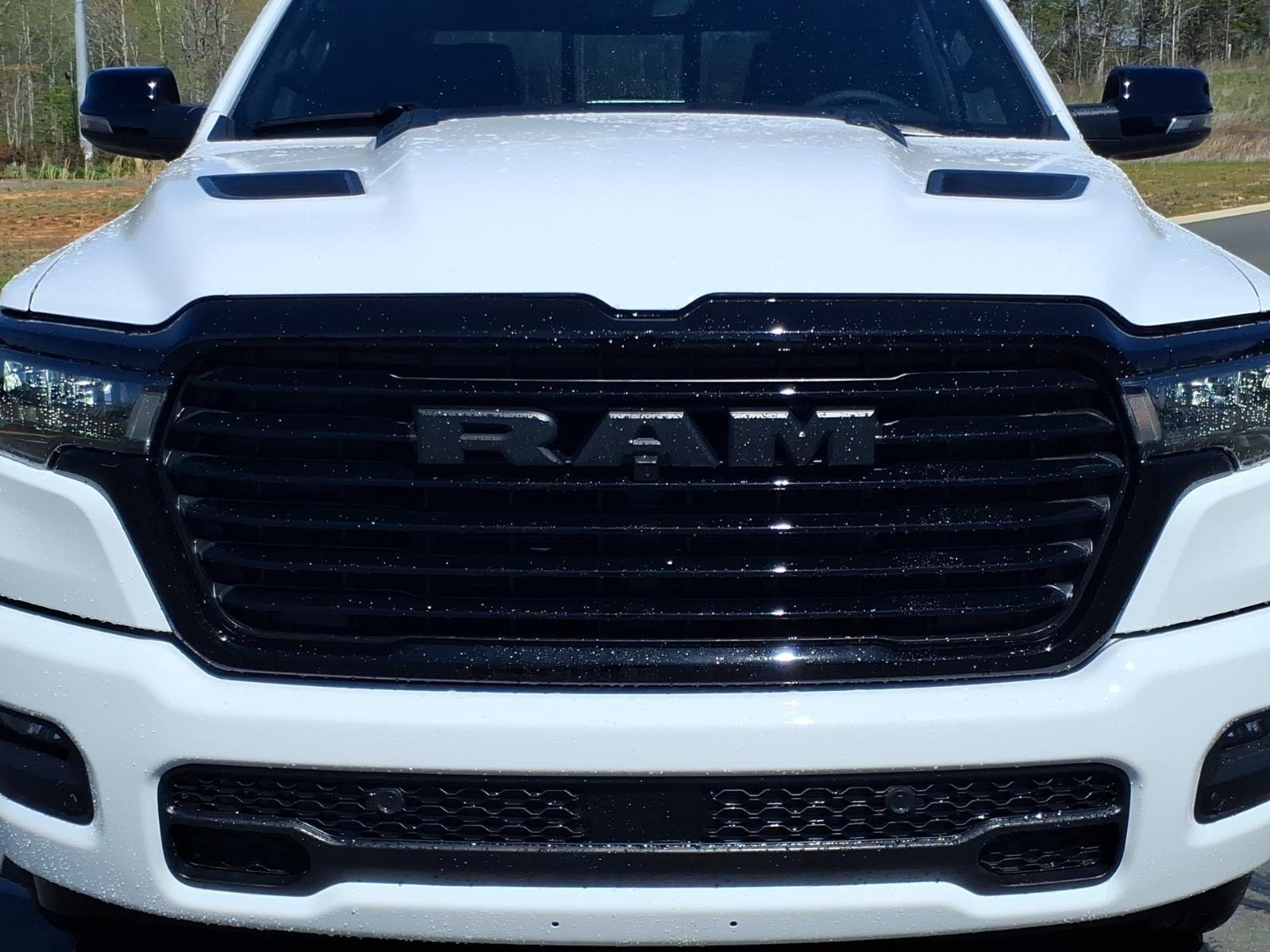 New 2026 Bright White Clear-Coat Exterior Paint RAM Laramie image 13