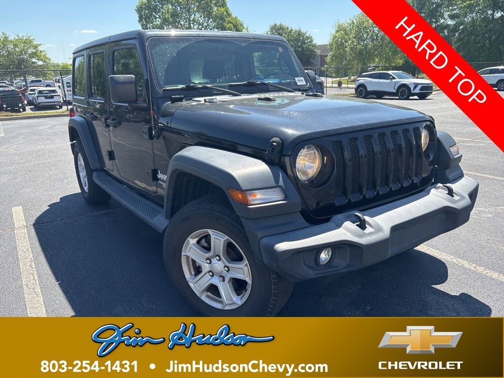 Black Clearcoat 2018 Jeep Wrangler Unlimited Sport S 4WD SUV / Crossover Four-Wheel Drive