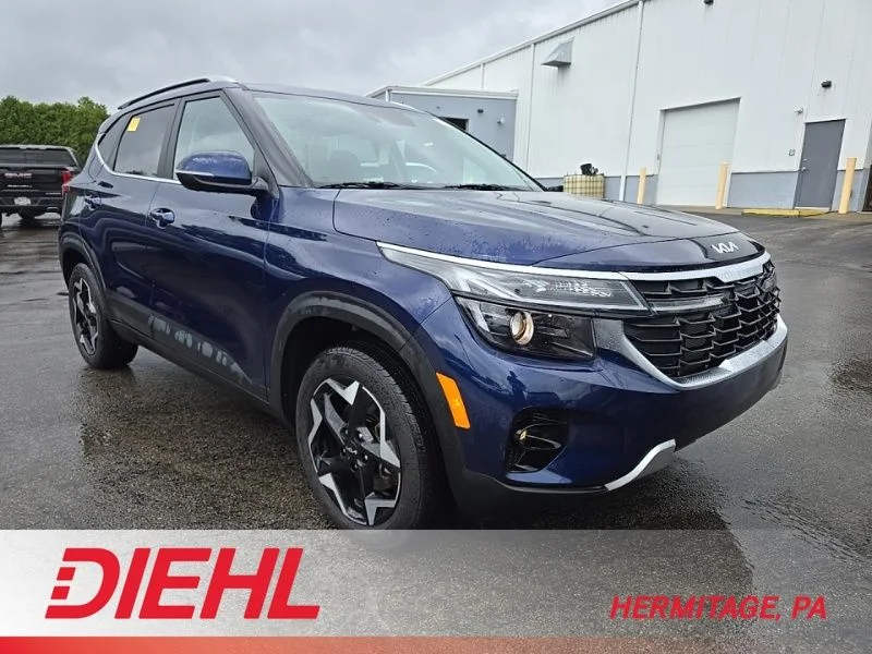 Used 2025 Blue Kia EX image 1