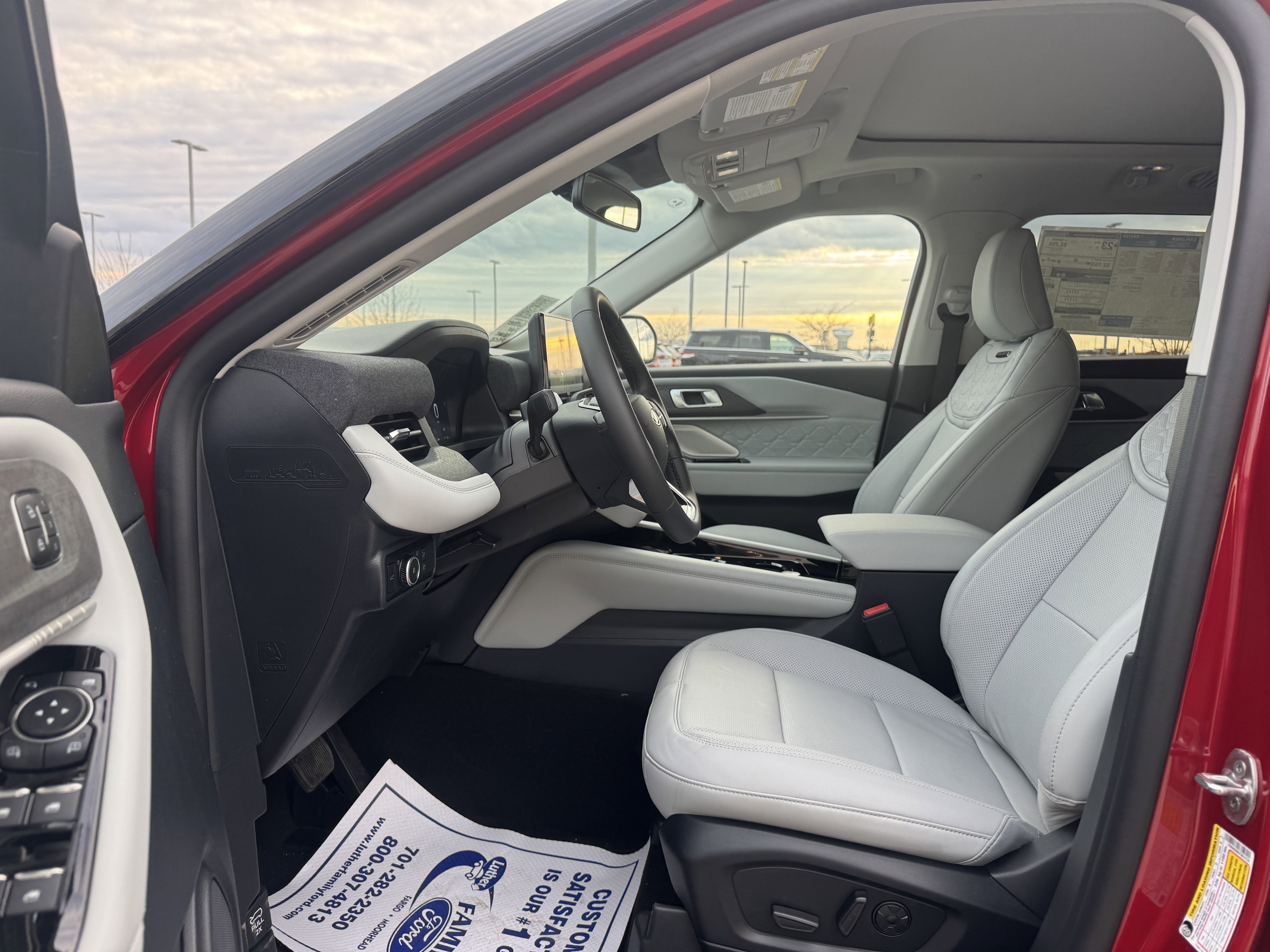 New 2026 Rapid Red Metallic Tinted Clearcoat Ford Platinum image 5