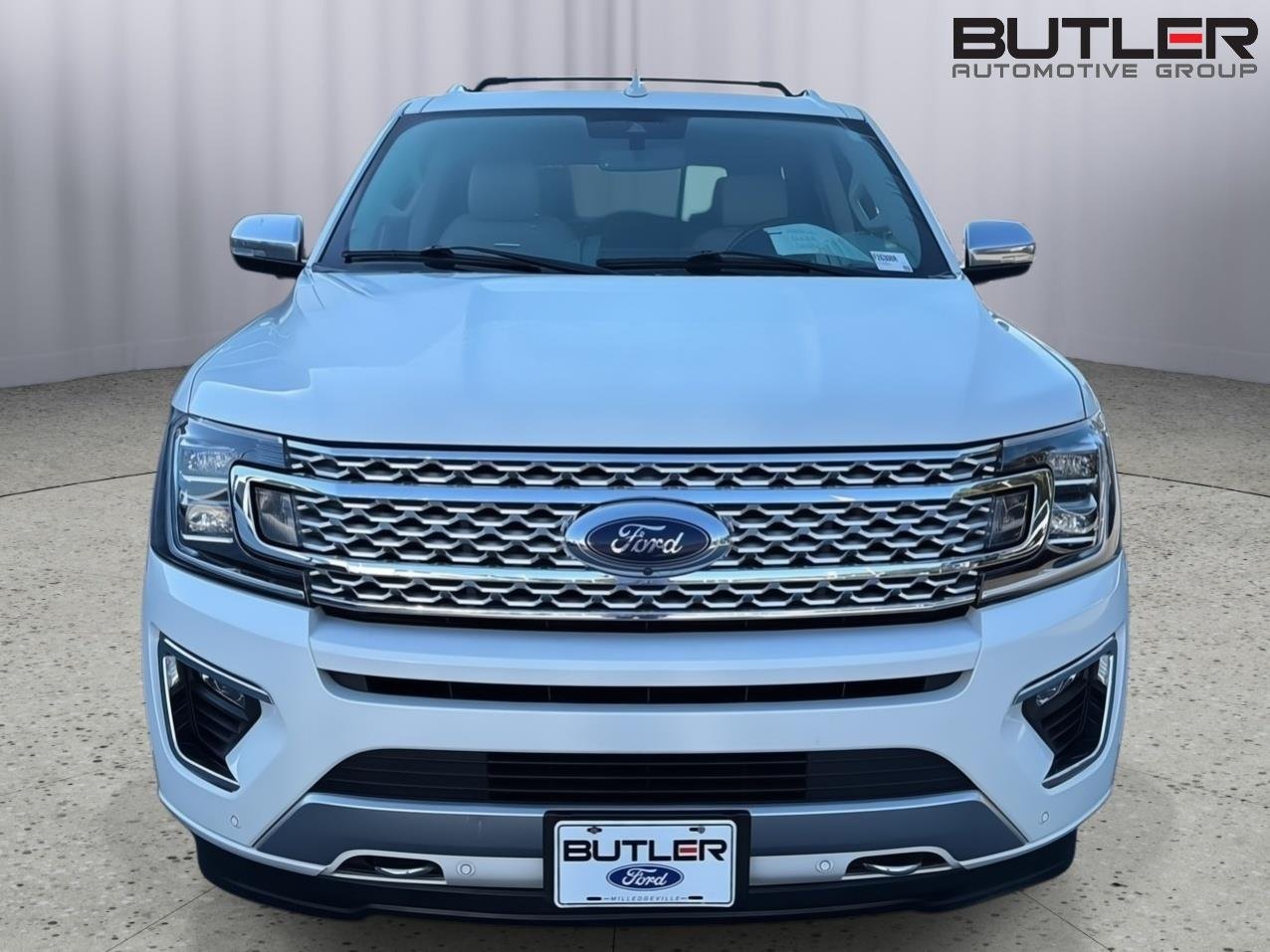 Used 2021 Star White Metallic Tri-Coat Ford Platinum image 9