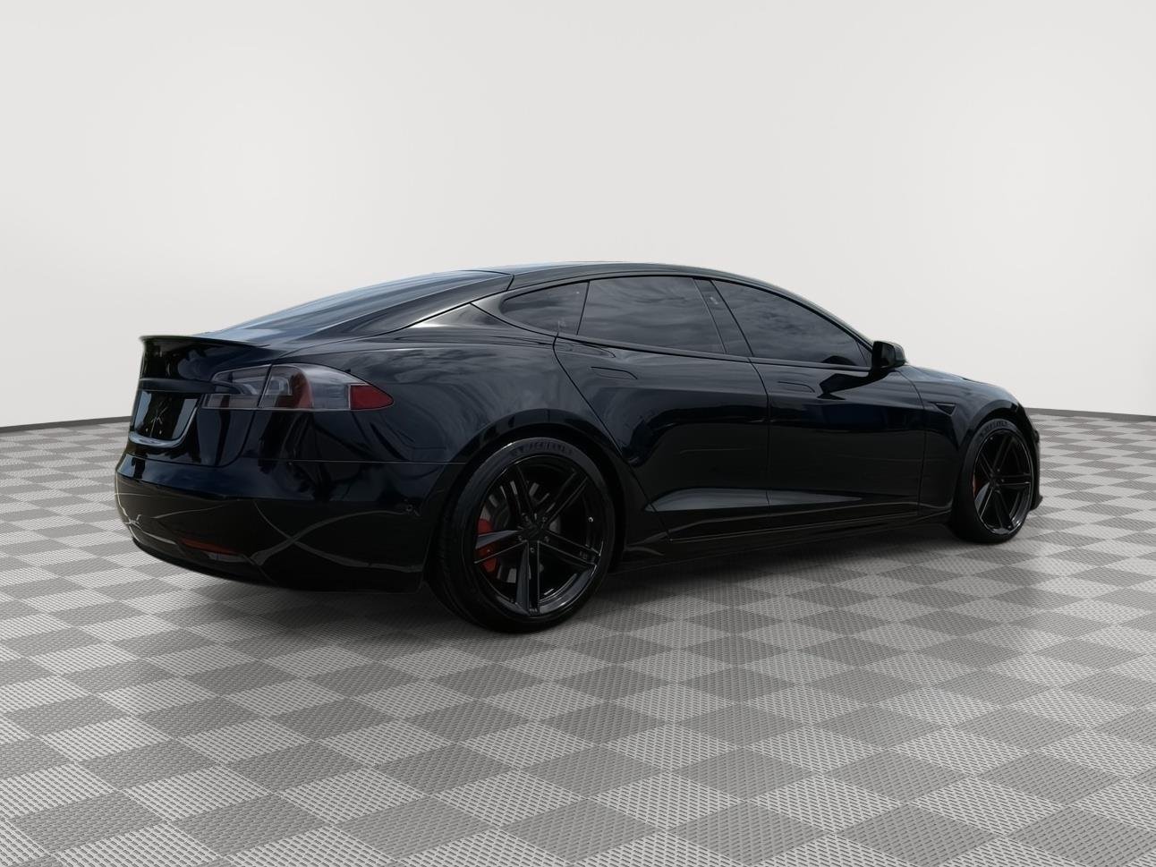 Used 2021 Solid Black Tesla Performance image 6