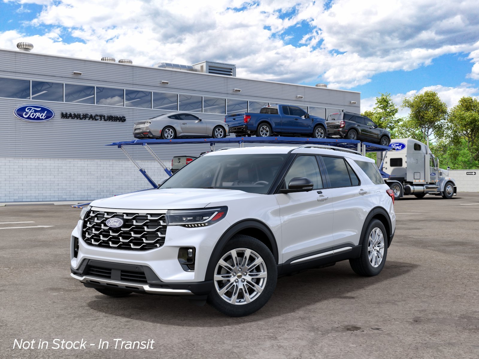 New 2027 Star White Metallic Tri-Coat Ford Platinum™ image 3