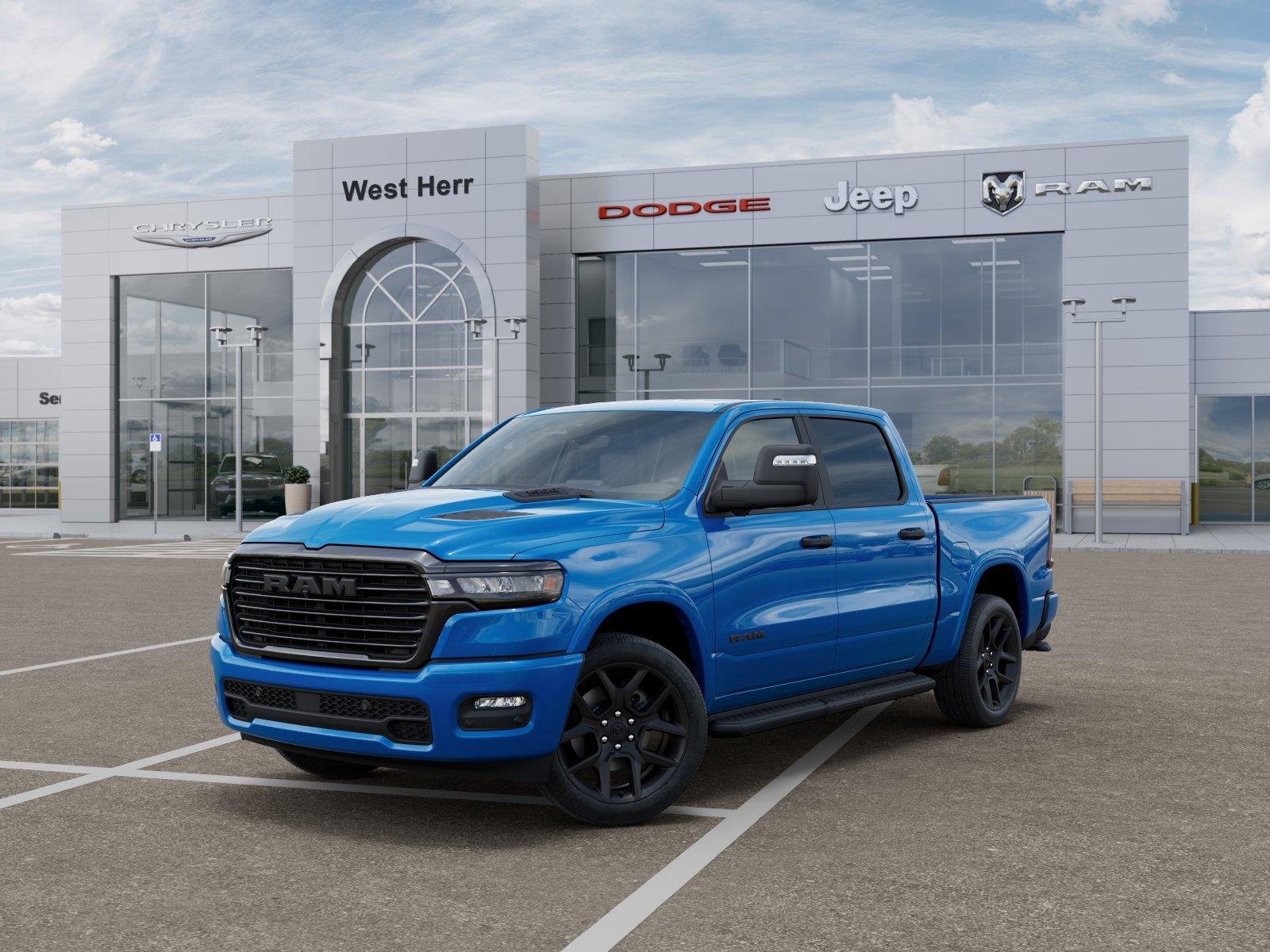 Used 2026 Hydro Blue Pearlcoat Ram Laramie image 1
