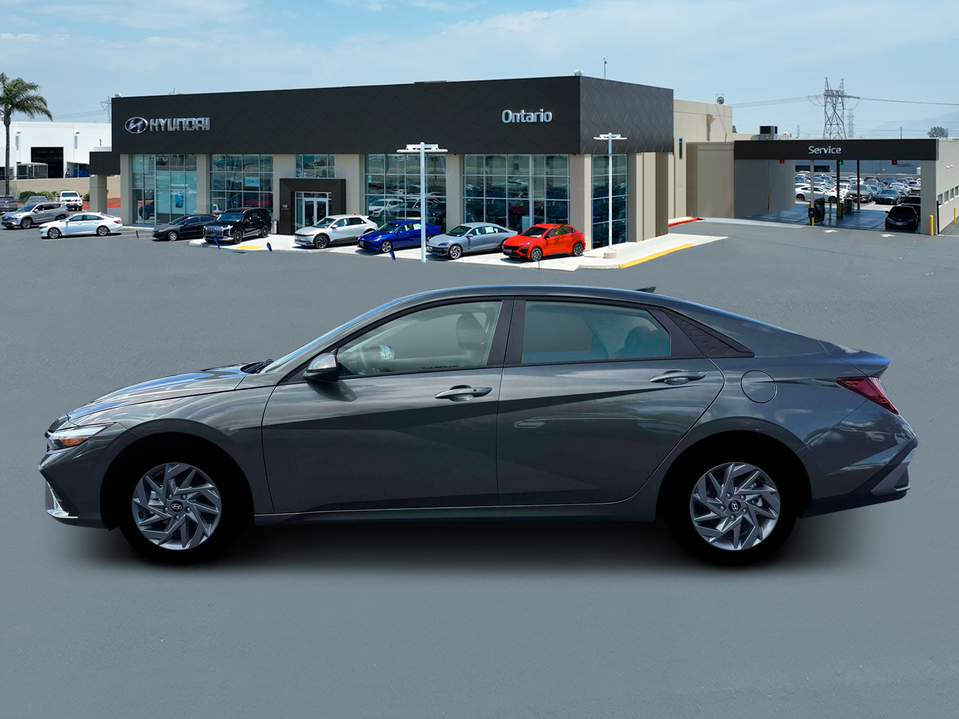 New 2026 Gray Hyundai Blue image 3