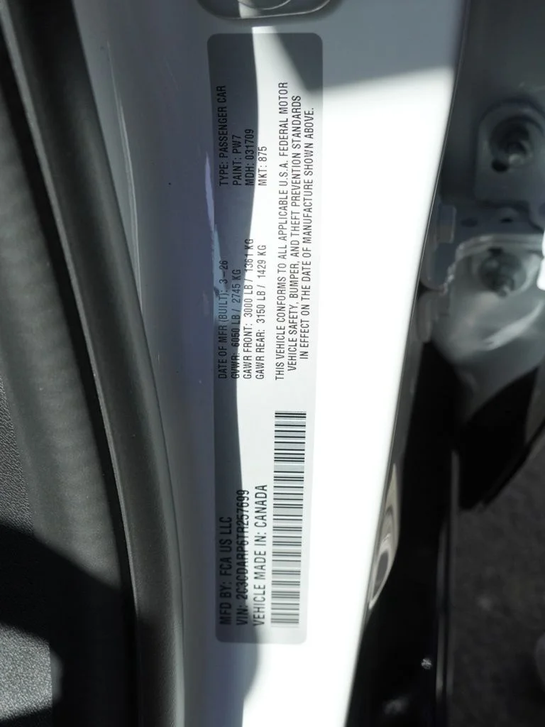New 2026 White Knuckle Exterior Paint Dodge Scat Pack image 29