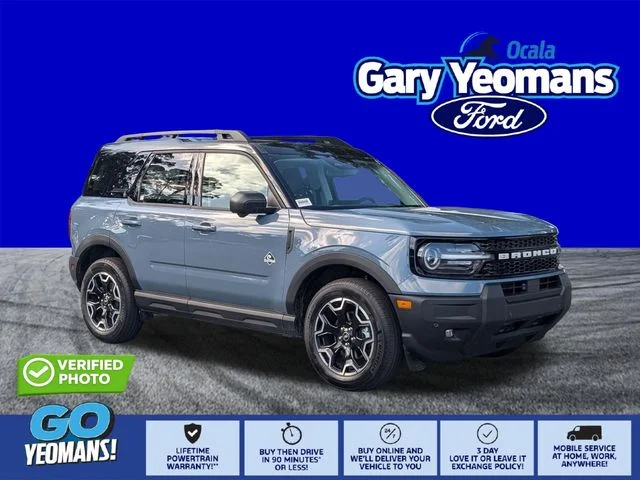 New 2026 Azure Gray Metallic Tri-Coat Ford Outer Banks® image 1