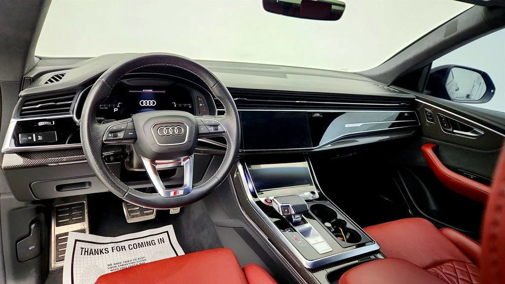 Used 2023 Mythos Black Metallic Audi Prestige 4.0 TFSI quattro with Sport, Black Optic & Luxury Pkgs image 13