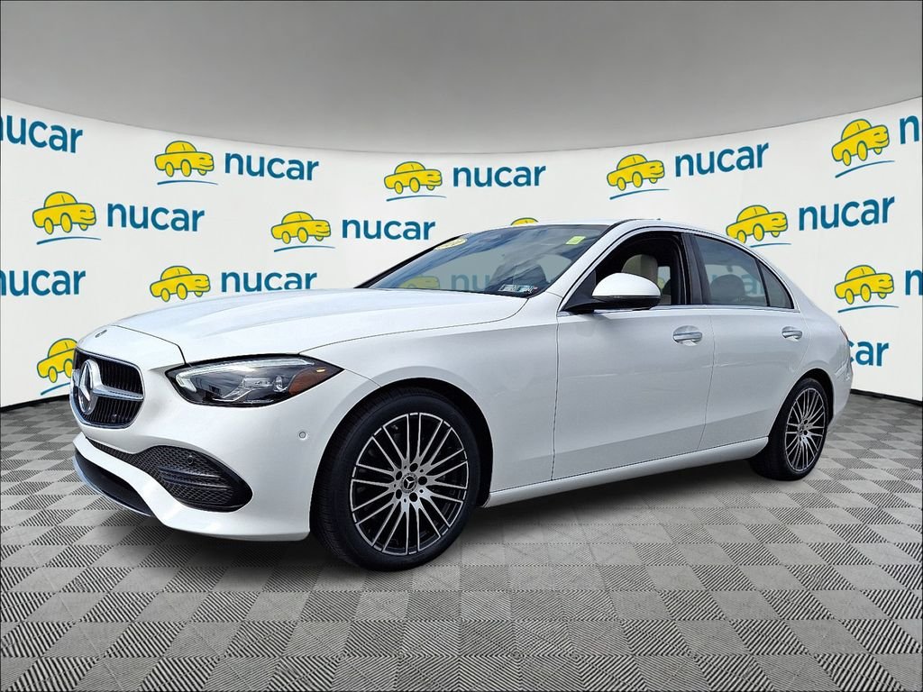 Used 2024 White Mercedes-Benz C 300 image 3