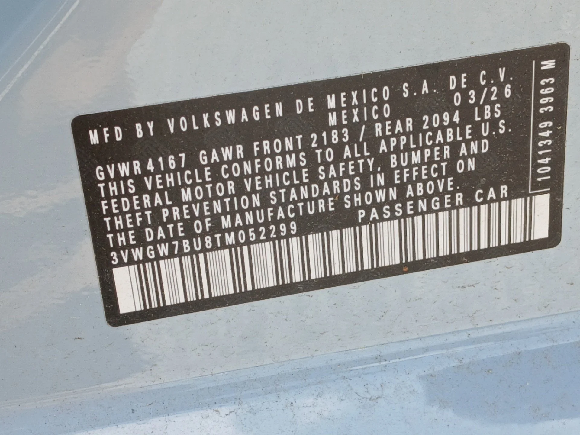 New 2026 Monument Gray Volkswagen 1.5T SEL image 18
