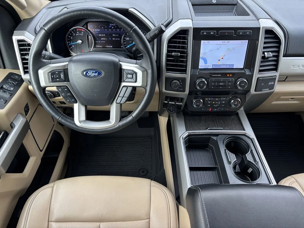 Used 2021 Blue Ford Lariat image 3