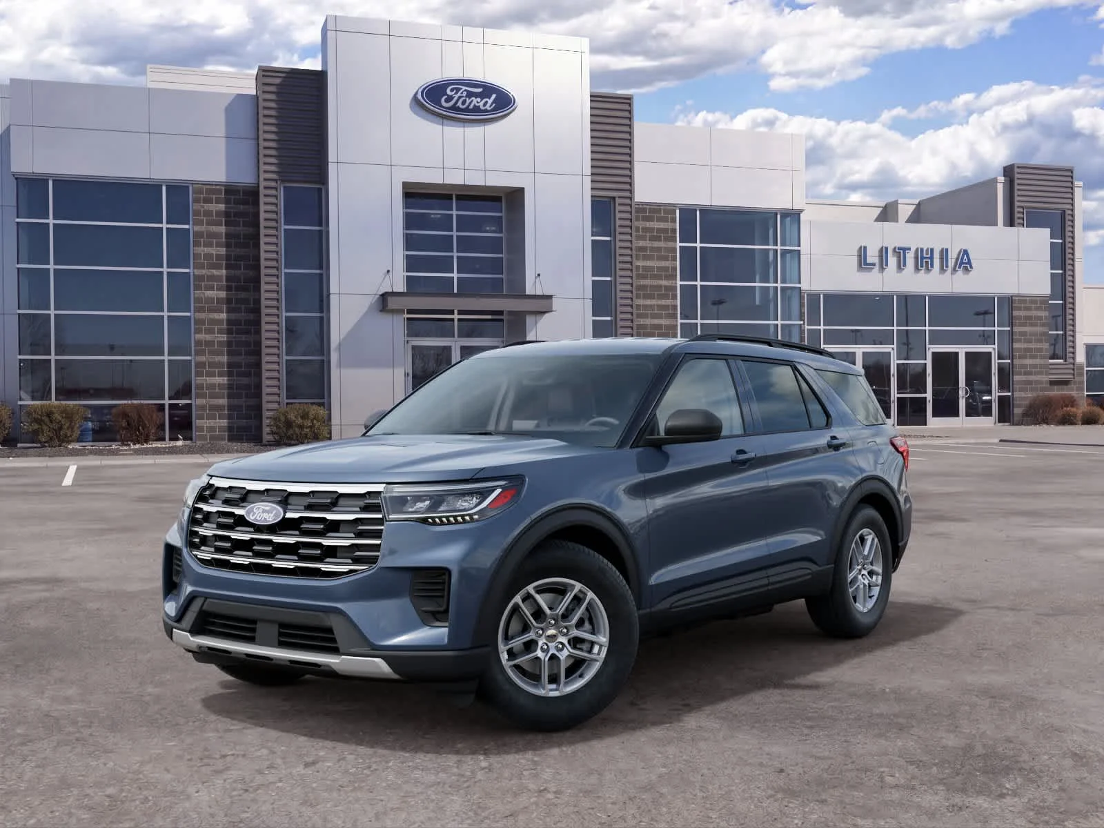 New 2027 Vapor Blue Metallic Ford Active image 2