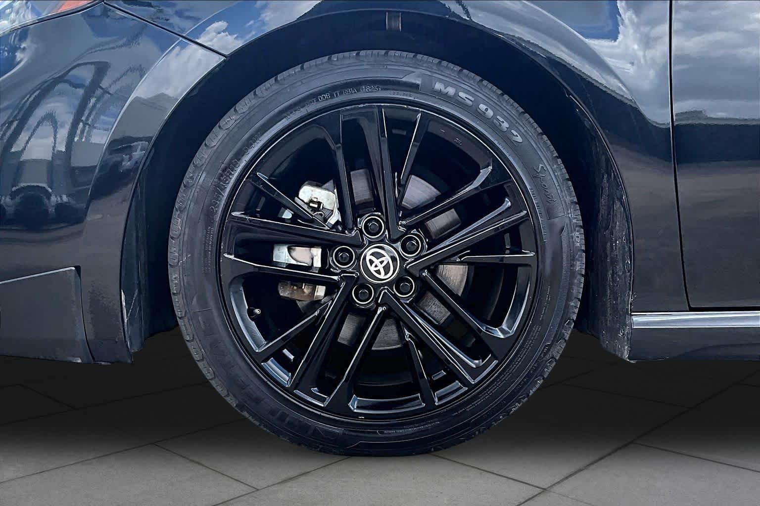 Used 2025 Midnight Black Metallic Toyota SE image 11