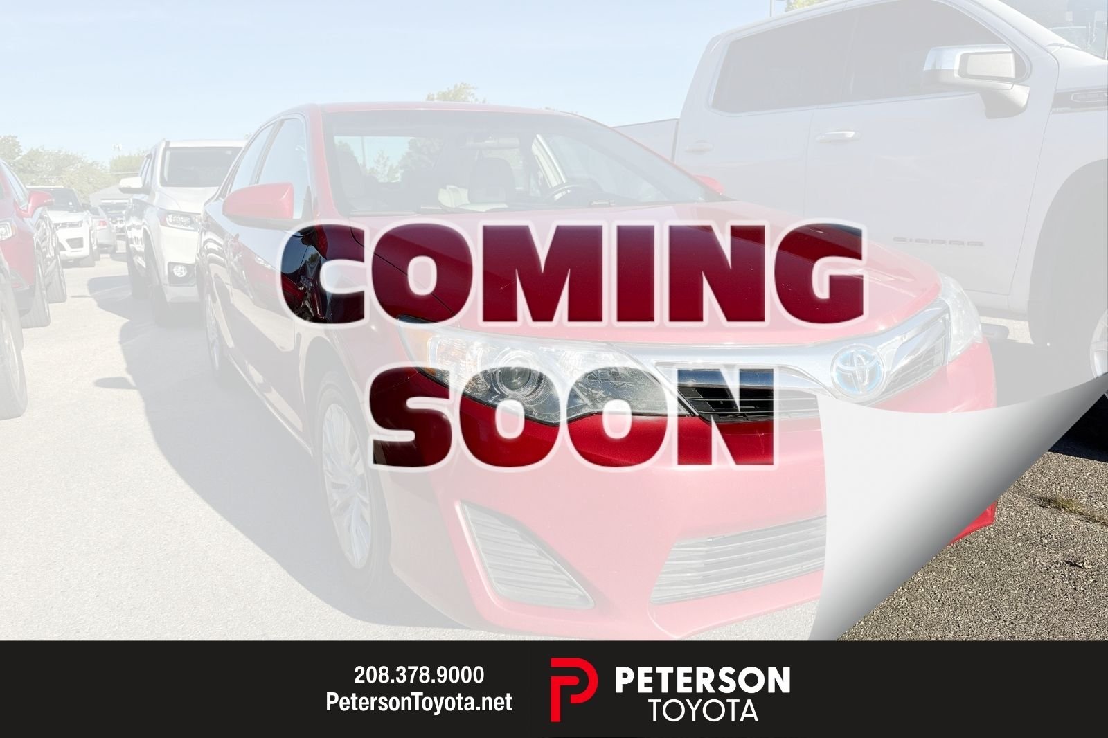 Used 2012 Red Toyota LE image 1