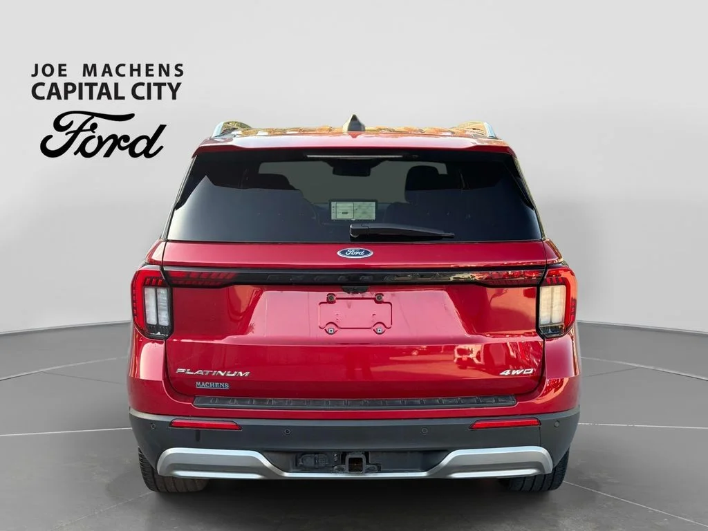 Used 2025 Rapid Red Metallic Tinted Clearcoat Ford Platinum image 6
