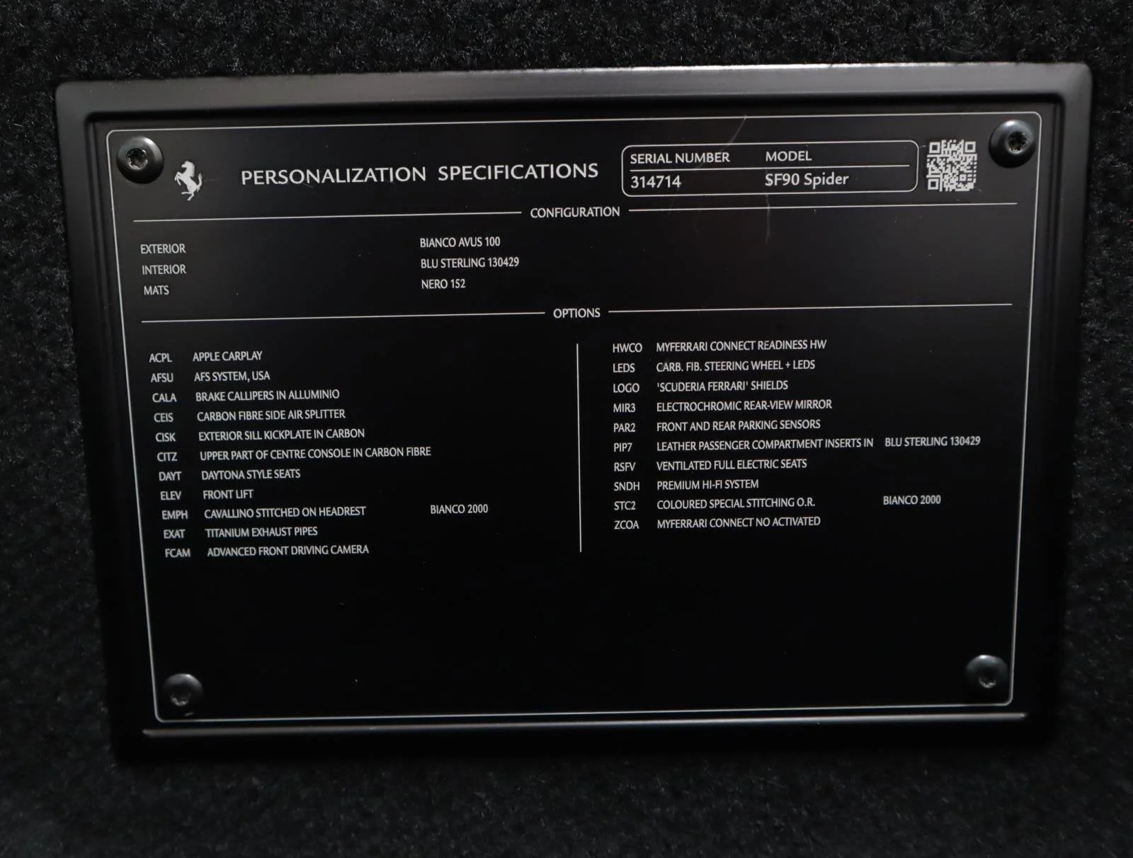 Certified Used 2025 Bianco Avus Ferrari  image 15
