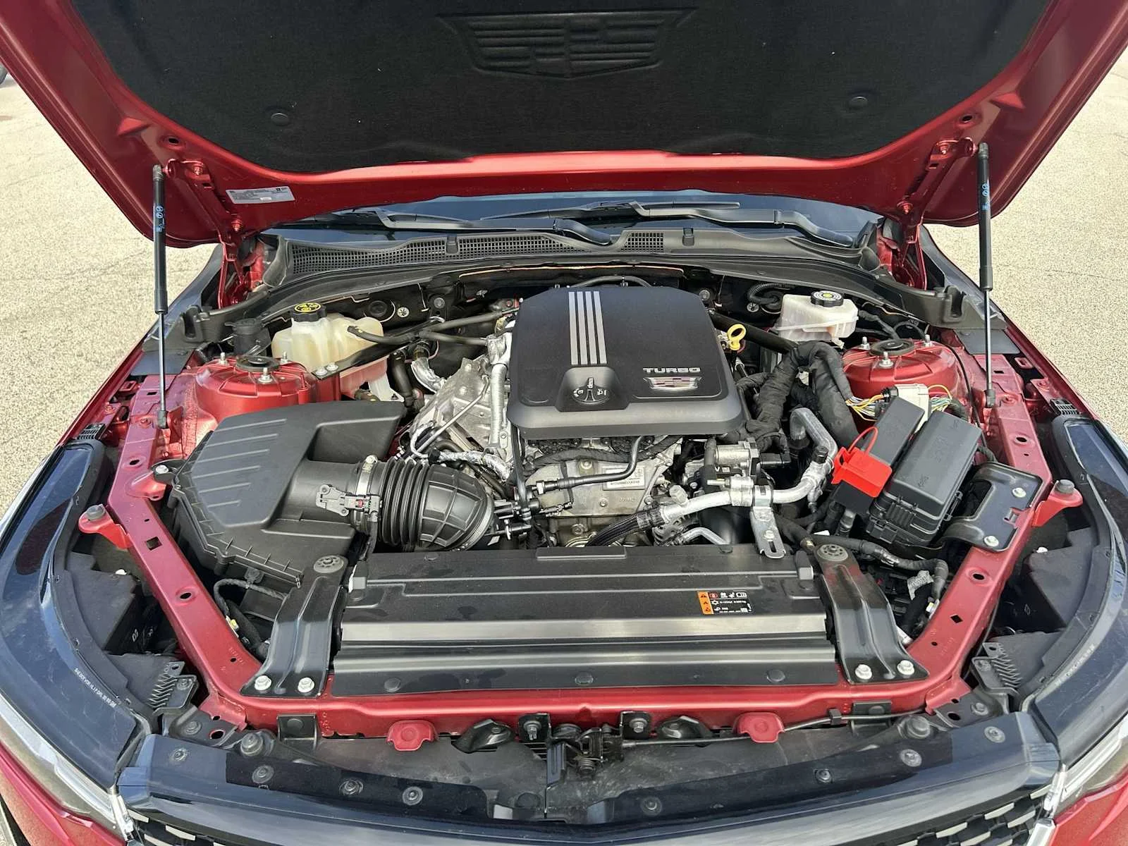 Used 2020 RED OBSESSION TINTCOAT Cadillac Premium Luxury image 29