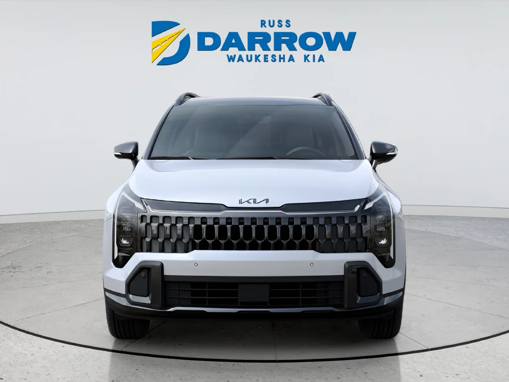 New 2027 Glacial White Pearl / Black Ro Kia X-Line image 7