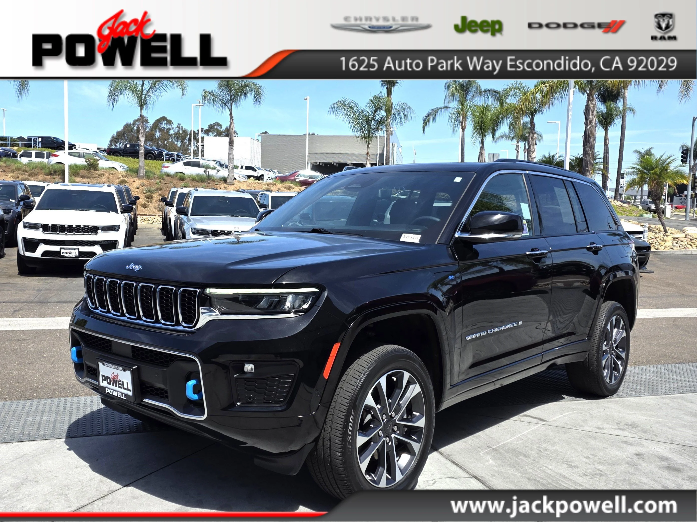 Certified Used 2023 Diamond Black Jeep Overland 4xe image 1