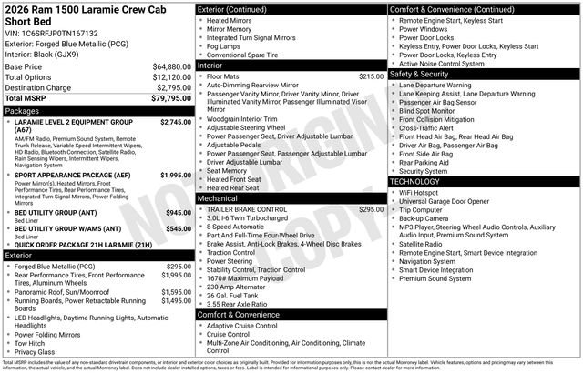 Used 2026 Blue Ram Laramie image 1
