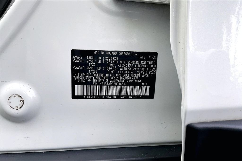 Used 2022 White Subaru Premium image 38