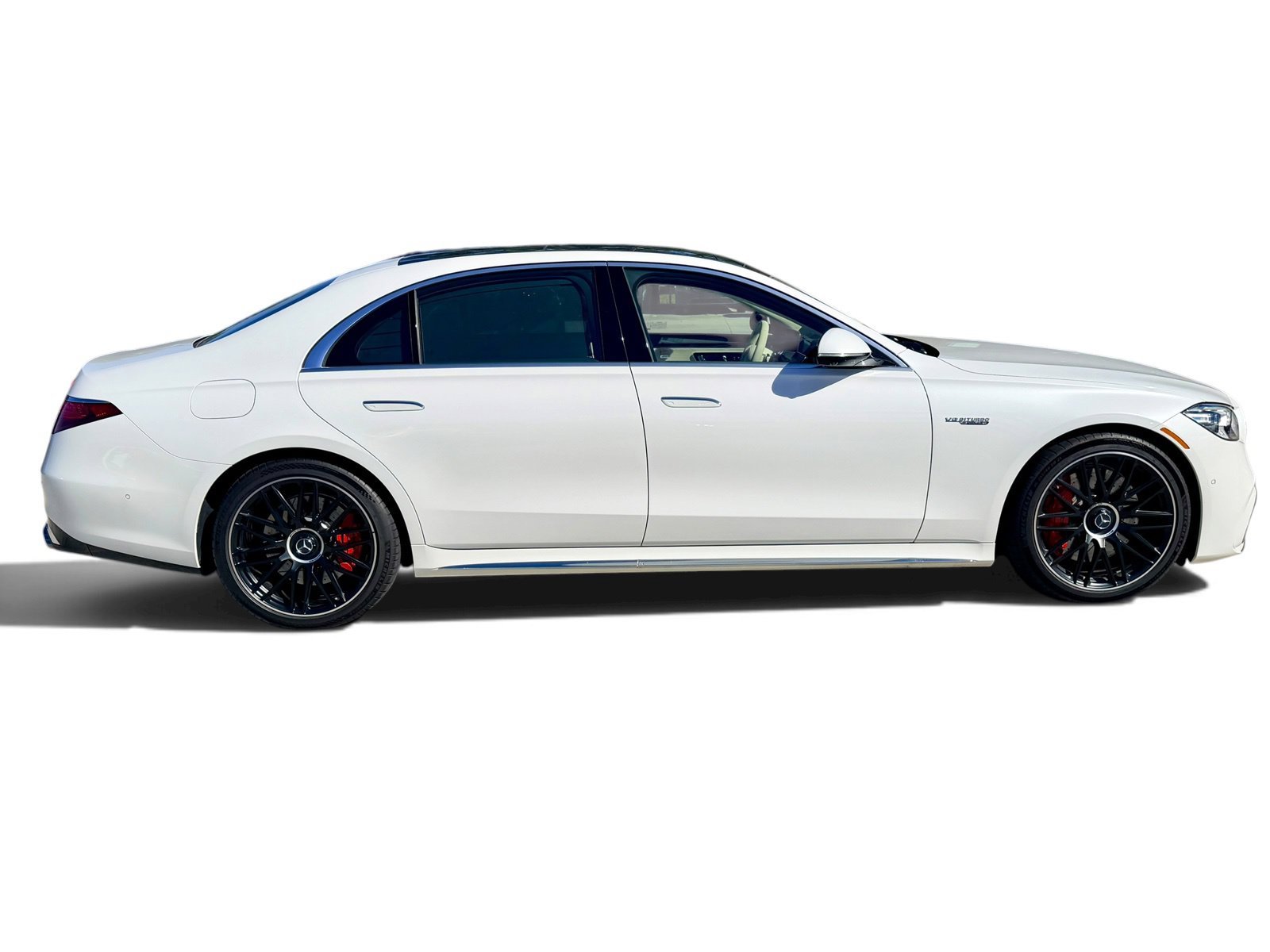 Certified Used 2025 MANUFAKTUR Moonlight White Metallic Mercedes-Benz S 63 E AMG® image 19
