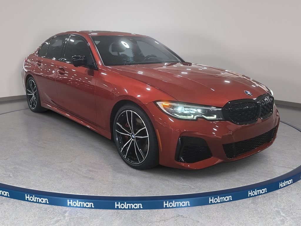 Used 2021 Sunset Orange Metallic BMW M340i image 4
