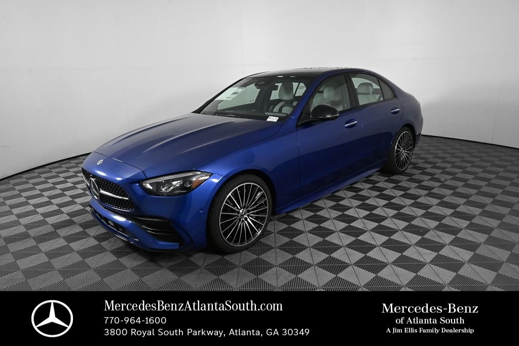 New 2026 Starling Blue Metallic Mercedes-Benz C 300 image 1