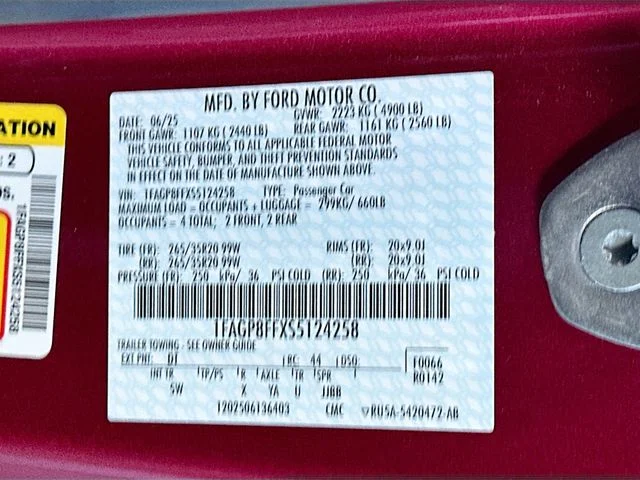 Used 2025 Red Ford GT Premium image 25