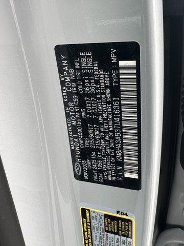 New 2026 Cyber Gray Metallic Hyundai SE image 29