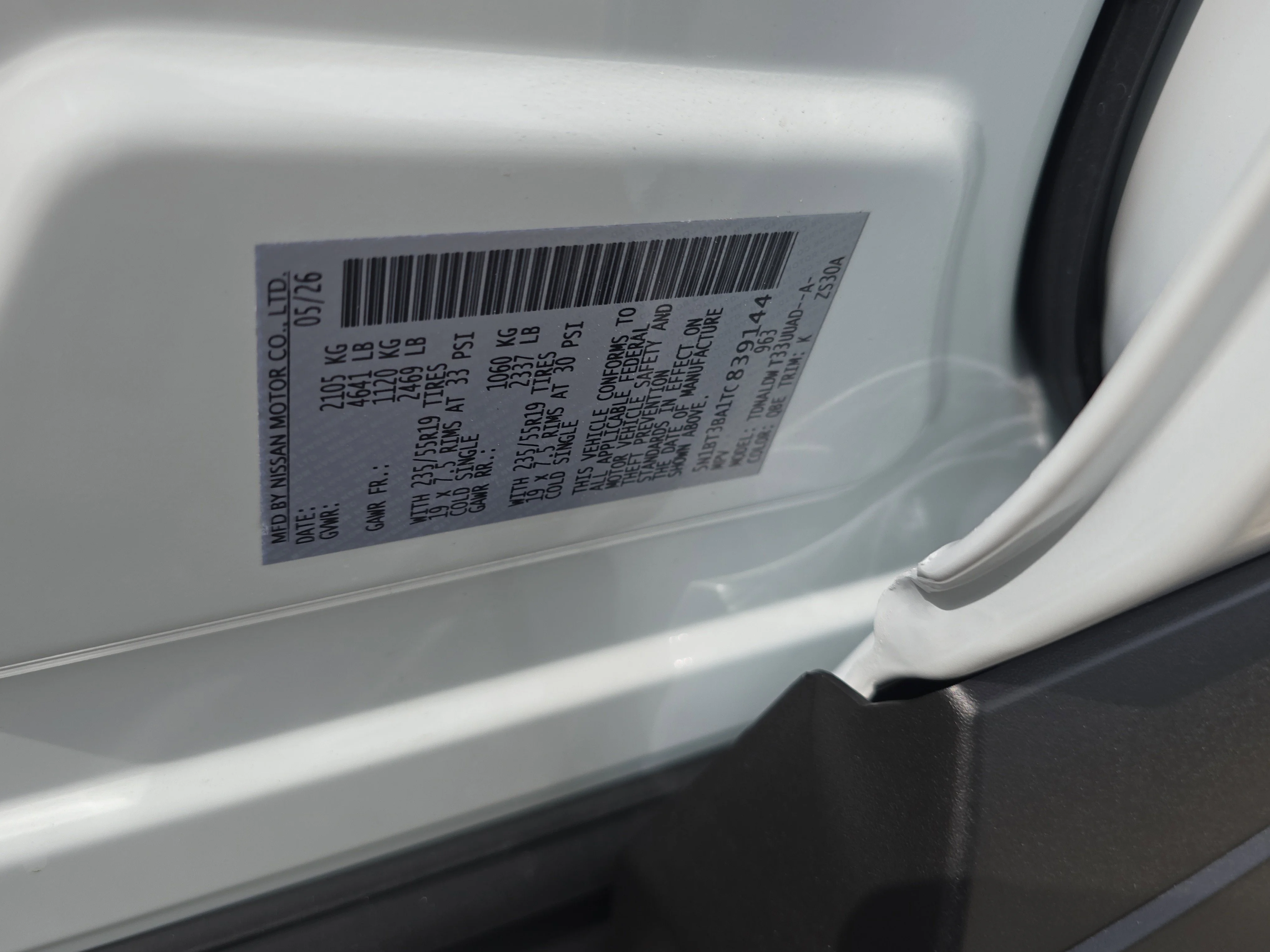 New 2026 Everest White Pearl TriCoat Nissan Dark Armor™ image 35