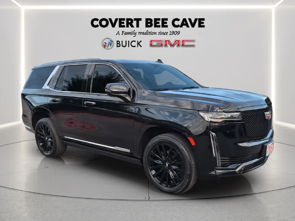 Used 2021 Black Cadillac Premium Luxury image 1