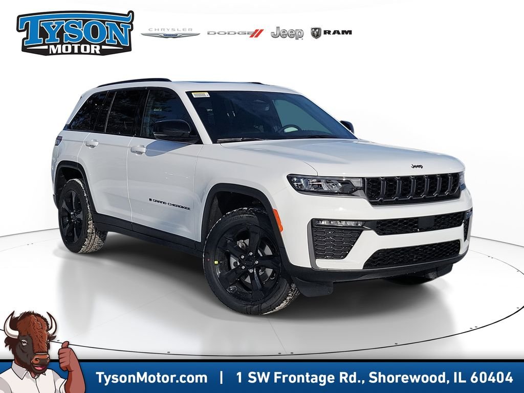 New 2026 Bright White Clear-Coat Exterior Paint Jeep Limited image 1