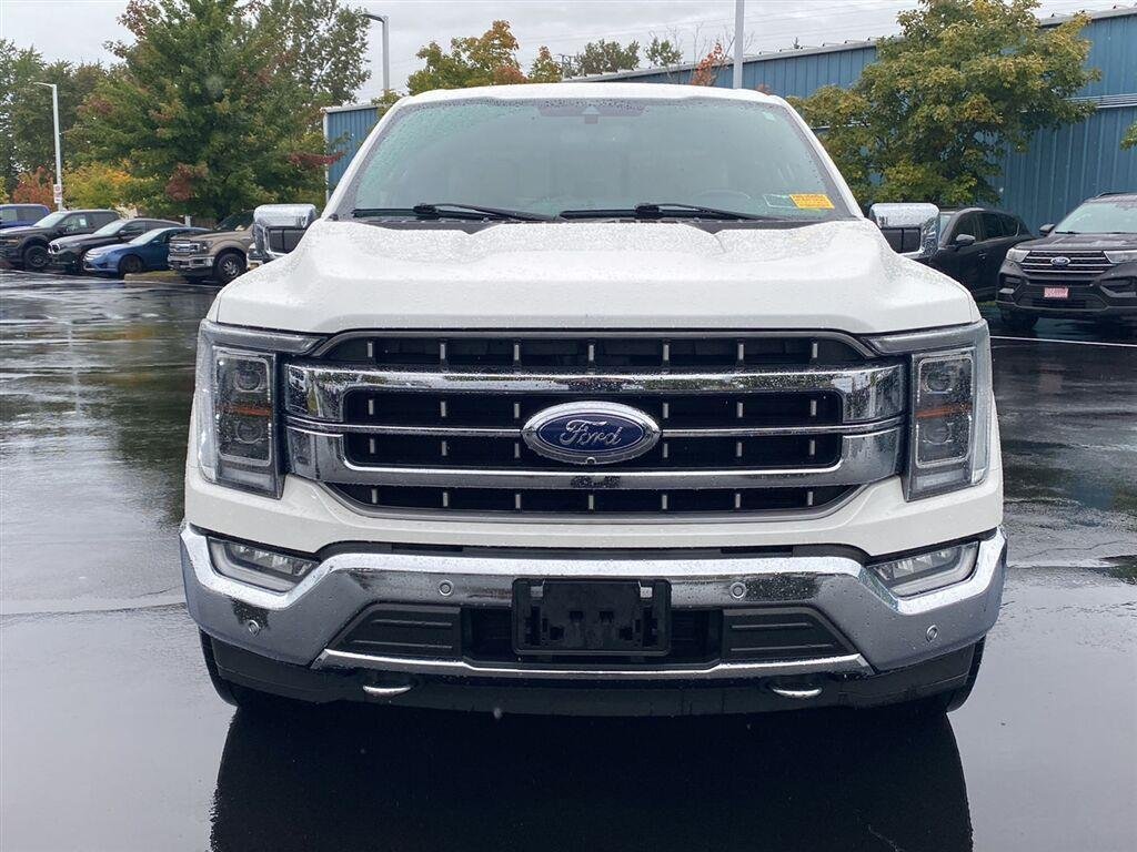 Used 2021 Star White Metallic Tri-Coat Ford LARIAT image 6