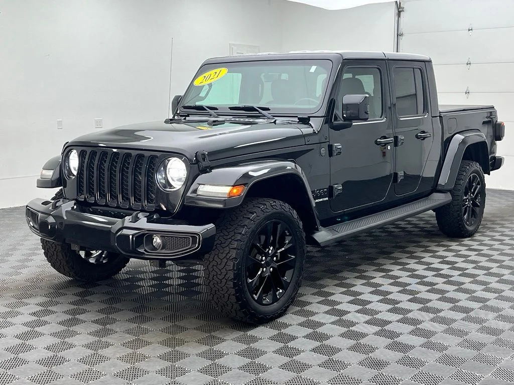Used 2021 Black Jeep Overland image 2
