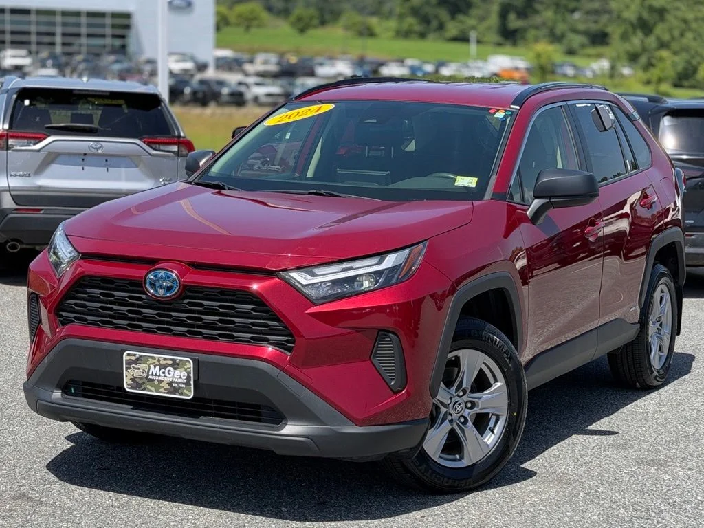 Certified Used 2024 Red Toyota LE image 1