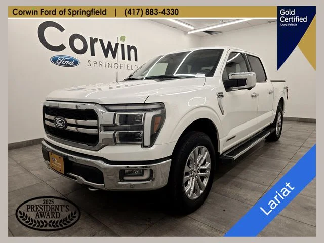 Certified Used 2024 Oxford White Ford Lariat image 1
