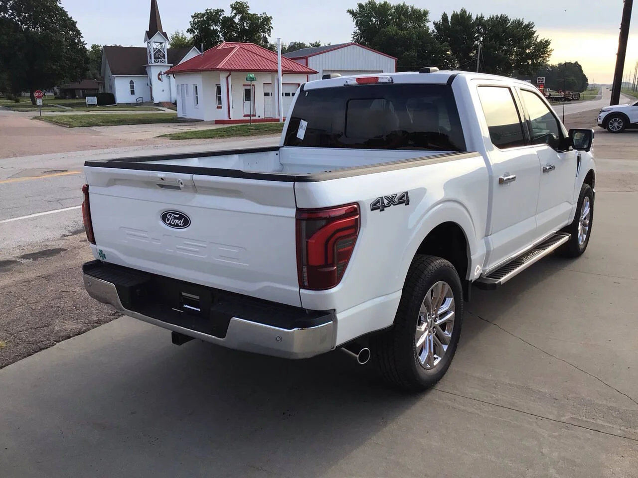 New 2026 Star White Metallic Tri-Coat Ford Lariat® image 3