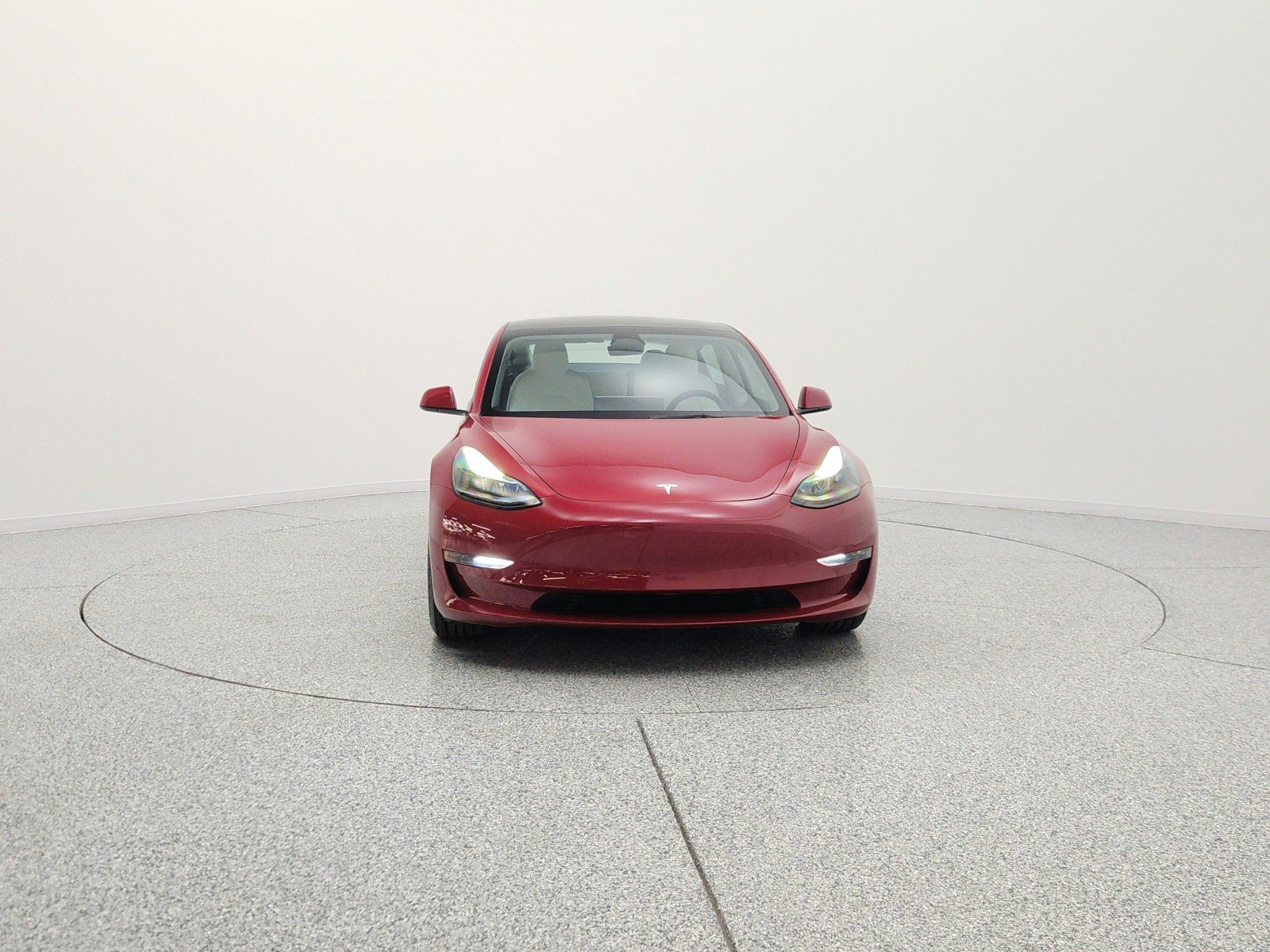 Used 2022 Red Multi-Coat Tesla Performance AWD image 2