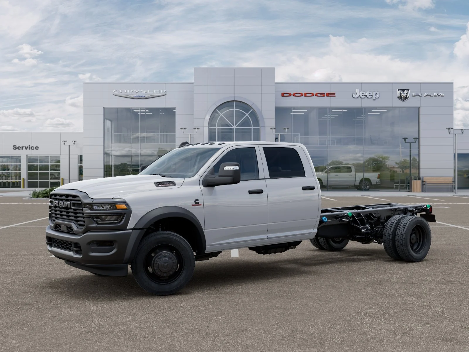 New 2025 Bright White Clear-Coat Exterior Paint RAM Tradesman image 28
