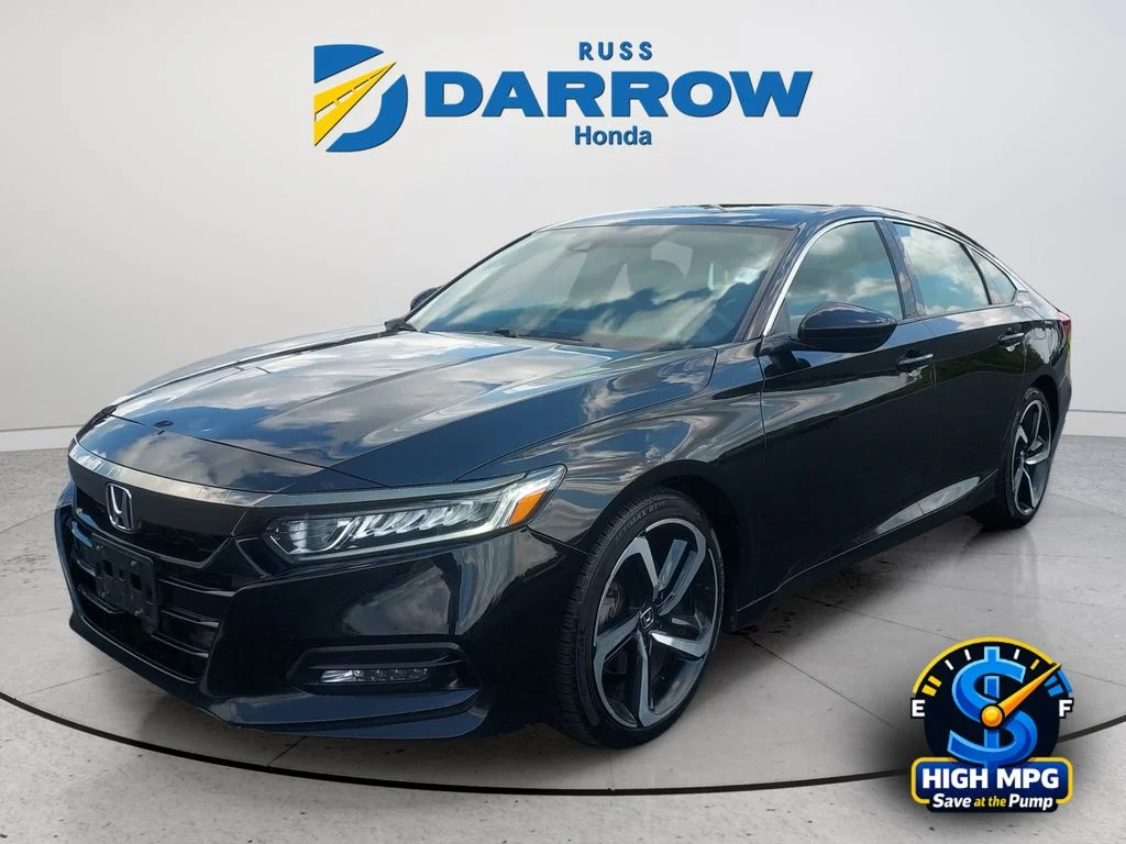 Certified Used 2019 Black Honda Sport image 1